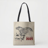 Original Malerei OX Vietnamese Neujahr 2021 AoTB Tasche (Vorderseite)