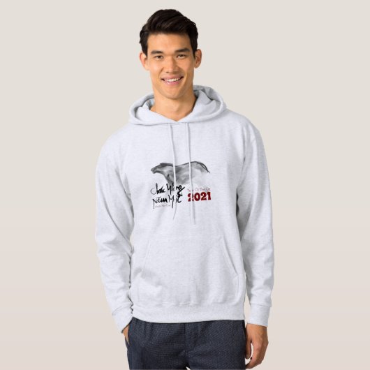 Original Malerei OX Vietnamese Neujahr 2021 MH Hoodie (Vorne ganz)