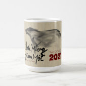 Original Malerei OX Vietnamesisch Neujahr 2021 LM Kaffeetasse (Mittel)