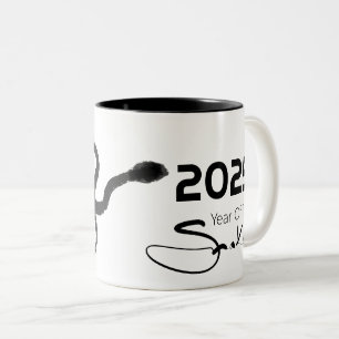 Original Malschlange Chinesisch Neujahr 2025 TTM Zweifarbige Tasse