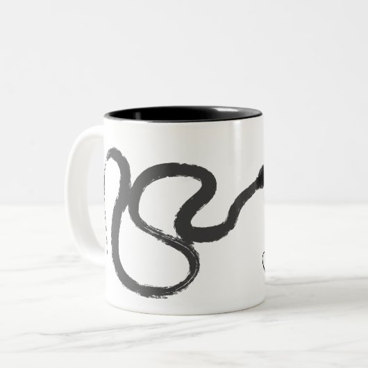 Original Malschlange Chinesisch Neujahr 2025 TTM Zweifarbige Tasse (Vorderseite Links)