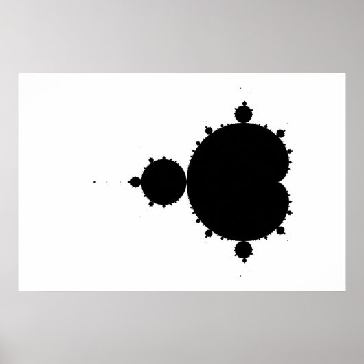 Original Mandelbrot Set 01 - Fraktal Poster (Vorne)
