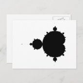 Original Mandelbrot Set 01 - Fraktal Postkarte (Vorne/Hinten)