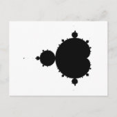 Original Mandelbrot Set 01 - Fraktal Postkarte (Vorderseite)