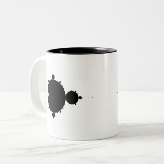 Original Mandelbrot Set 01 - Fraktal Tasse (Vorderseite Links)