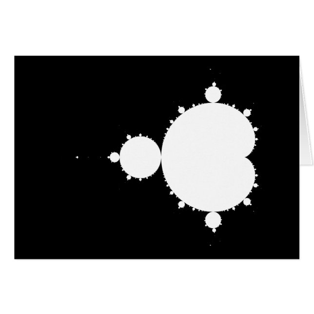 Original Mandelbrot Set 02 - Fraktal Card (Vorderseite (Horizontal))
