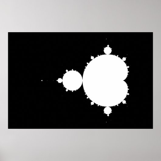 Original Mandelbrot Set 02 - Fraktal Poster (Vorne)