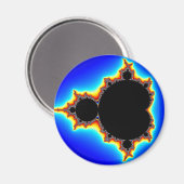 Original Mandelbrot Set 03 - Fraktal Magnet (Vorderseite/Rückseite)