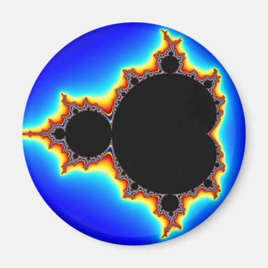 Original Mandelbrot Set 03 - Fraktal Magnet (Vorne)
