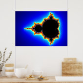 Original Mandelbrot Set 03 - Fraktal Poster (Küche)