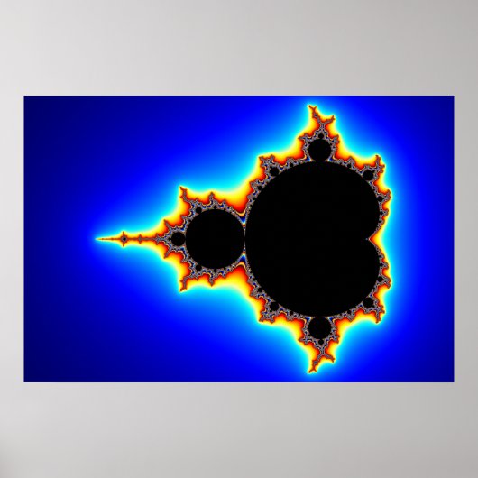 Original Mandelbrot Set 03 - Fraktal Poster (Vorne)