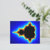 Original Mandelbrot Set 03 - Fraktal Postkarte (Stehend Vorderseite)