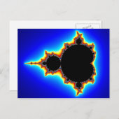 Original Mandelbrot Set 03 - Fraktal Postkarte (Vorne/Hinten)
