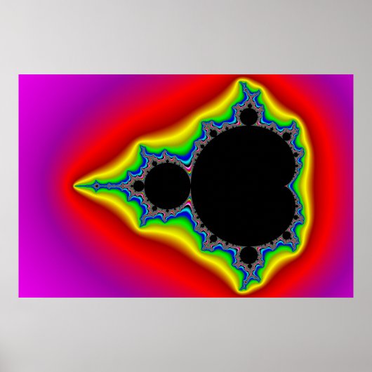 Original Mandelbrot Set 04 - Fraktal Poster (Vorne)