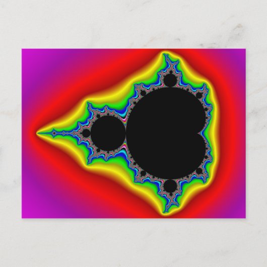 Original Mandelbrot Set 04 - Fraktal Postkarte (Vorderseite)