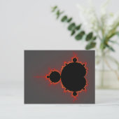 Original Mandelbrot Set - Fraktal Postcard Postkarte (Stehend Vorderseite)