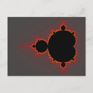Original Mandelbrot Set - Fraktal Postcard Postkarte
