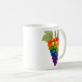 Original-Mehrfarbenweintrauben Kaffeetasse (VorderseiteRechts)