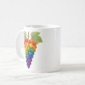 Original-Mehrfarbenweintrauben Kaffeetasse (Vorderseite Links)