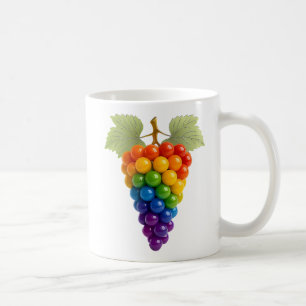 Original-Mehrfarbenweintrauben Kaffeetasse