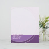 Original Metallic Moderne Texte und Farben Briefbogen (Stehend Vorderseite)