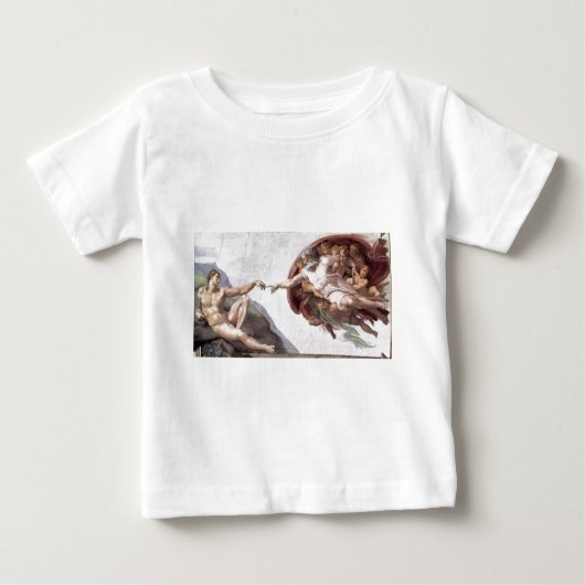 Original Michelangelo-Malerei in Rom, Sistin Baby T-shirt (Vorderseite)