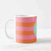 Original Monogram Orange Pink Blue Tasse (Links)