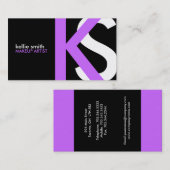 [ORIGINAL] Monogramm-Visitenkarten Visitenkarte (Vorne/Hinten)