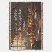  Original Motivational Quote “Mindset to Destiny" Decke (Vorderseite Vertikal)