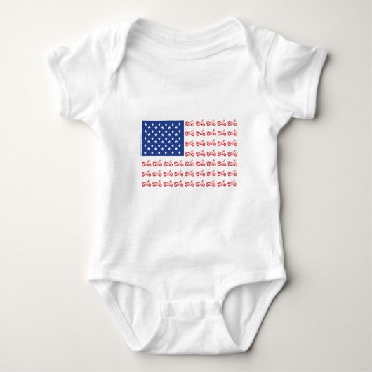 Original-Motorradflagge- Baby Strampler (Vorderseite)