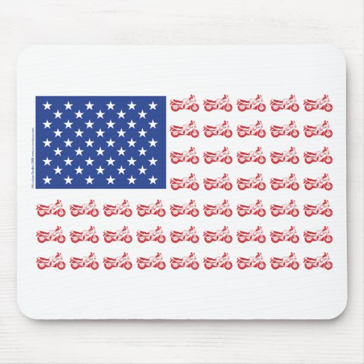 Original-Motorradflagge- Mousepad (Vorne)