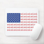 Original-Motorradflagge- Mousepad (Mit Mouse)