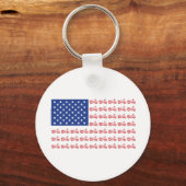 Original-Motorradflagge- Schlüsselanhänger (Vorderseite)