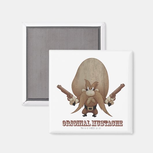Original Mustache Magnet (Vorderseite/Rückseite)