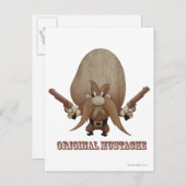 Original Mustache Postkarte (Vorne/Hinten)
