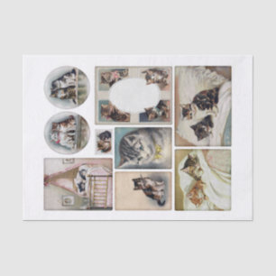 Original (nicht AI) Kunst von H. Maguire (1860-190 Seidenpapier