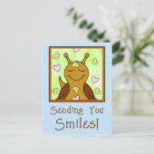 (Original) Niedliche Schnecke | Postkarte (Stehend Vorderseite)