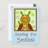 (Original) Niedliche Schnecke | Postkarte (Vorne/Hinten)