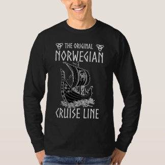 Original Norwegian Cruise Line - Nostalgische Reis T-Shirt