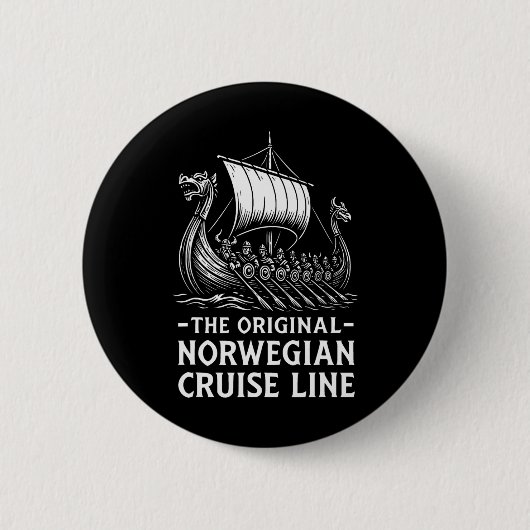 Original Norwegian Cruise Line Wikinger Humor Lust Button (Vorderseite)