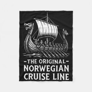Original Norwegian Cruise Line Wikinger Humor Lust Fleecedecke