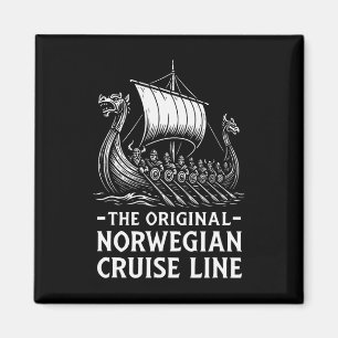 Original Norwegian Cruise Line Wikinger Humor Lust Magnet