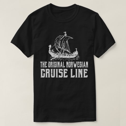 Original Norwegische Kreuzfahrt T-Shirt (Design vorne)