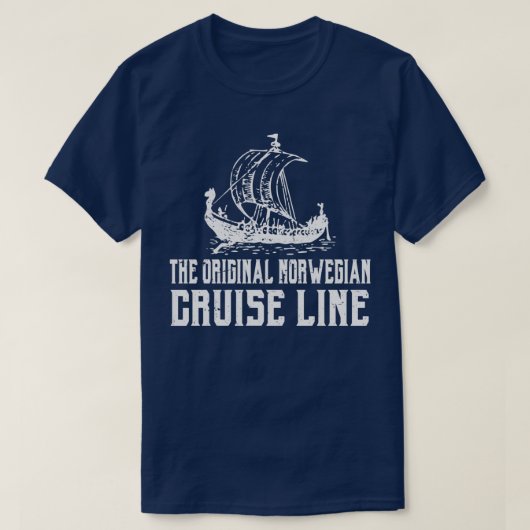 Original Norwegische Kreuzfahrt T-Shirt (Design vorne)