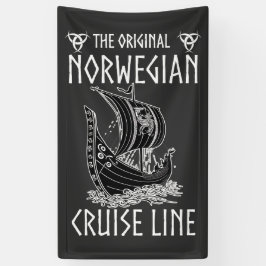 Original Norwegische Kreuzfahrtlinie - Nostalgisch Banner