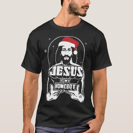Original Offizielle Weihnachten Jesus ist mein Hom T-Shirt (Vorderseite)