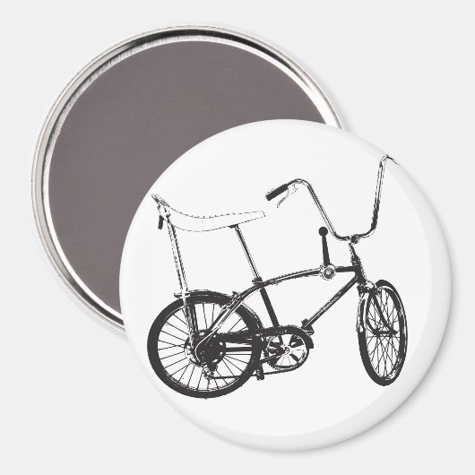 Original Old School Bike Magnet (Vorderseite/Rückseite)