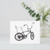 Original Old School Bike Postkarte (Stehend Vorderseite)