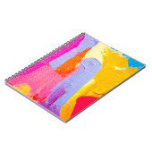 Original Ölgemälde: farbenfroh Abstrakt Notizblock (Linke Seite)