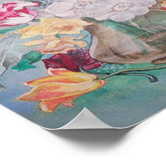 Original Ölgemälde Poster (Ecke)